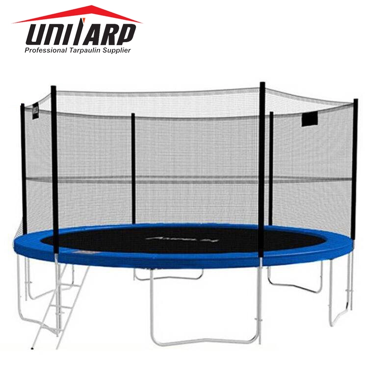 Jumping Bed Trampoline with Safety Net, 10FT Bungee Big Kids Trampoline Park