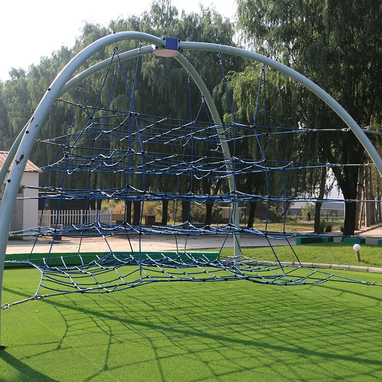 Backyard Outdoor Rope Climbing Net Structure Course Children Equipment Playground