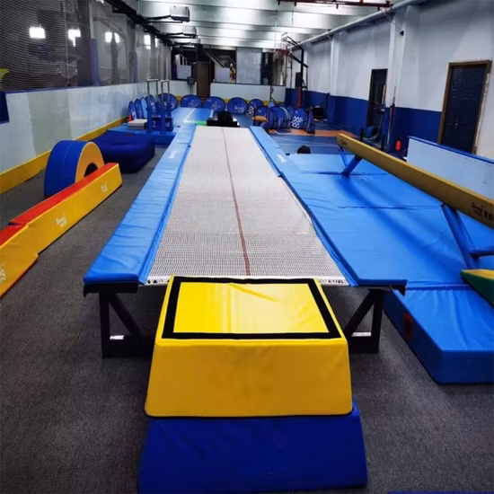 Eco-Friendly Customized Size Children Fitness Park Inflatable Jumping Trampoline