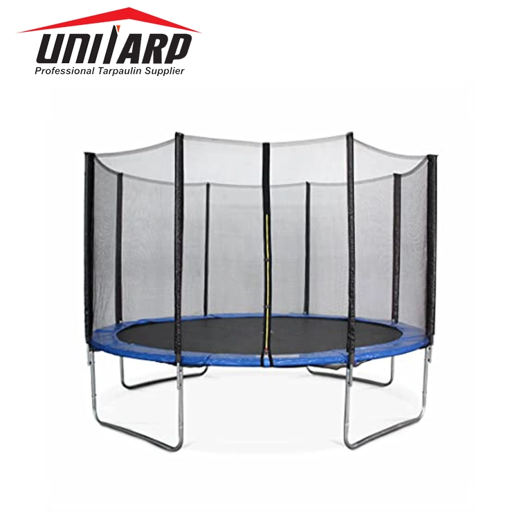 Jumping Bed Trampoline with Safety Net, 10FT Bungee Big Kids Trampoline Park