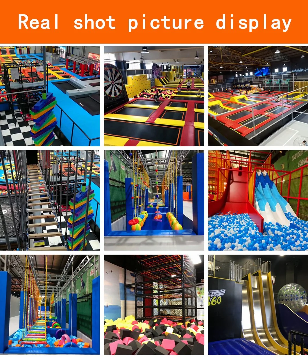 Customized Indoor Playground Jumping Equipment Trampoline Park