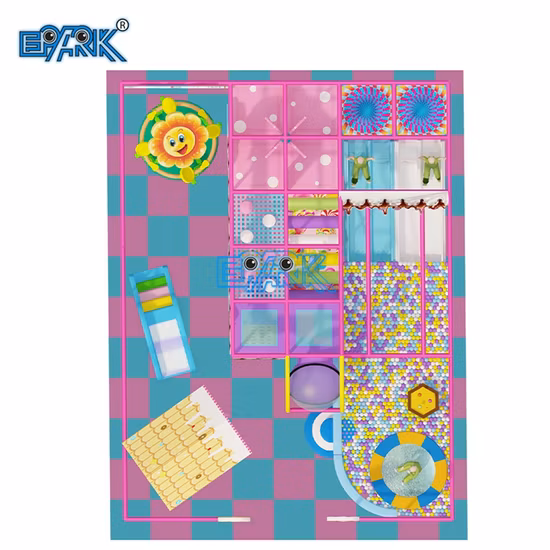 Wholesale Soft Play Equipment Big Fitness Jumping Amusement Kids Indoor Trampoline Park