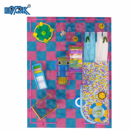 Wholesale Soft Play Equipment Big Fitness Jumping Amusement Kids Indoor Trampoline Park