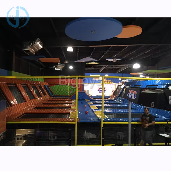 Commercial Trampoline Park Playground with Airbag Donut Slide