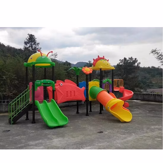 Commercial Outdoor Plastic Playground Equipment for Children Amusement Park