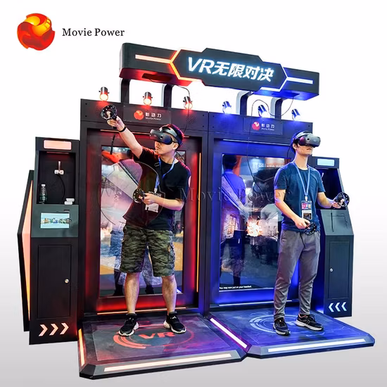 Double Player Vr Game Virtual Reality Arcade Shooting Machine